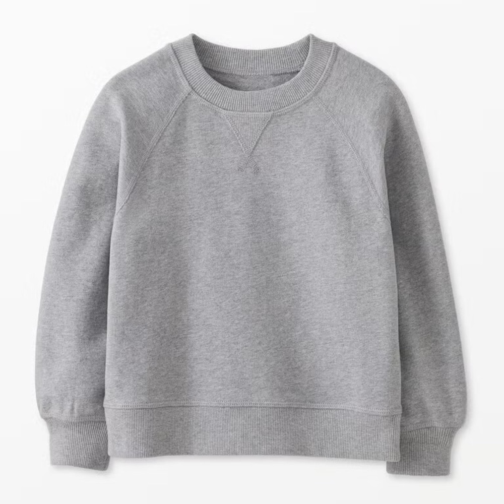 Hana Andersson Heather Gray Terry Sweatshirt - Picture 1 of 2
